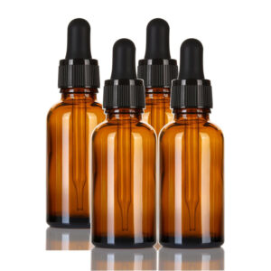 2oz Essential Oils Amber Bottles with Dropper