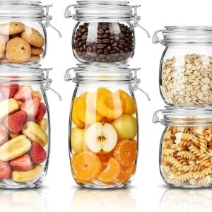 17oz/26oz/50oz Clear Glass Food Storage Containers
