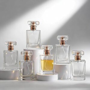 50ml Clear Perfume Bottles With Atomizer Spray
