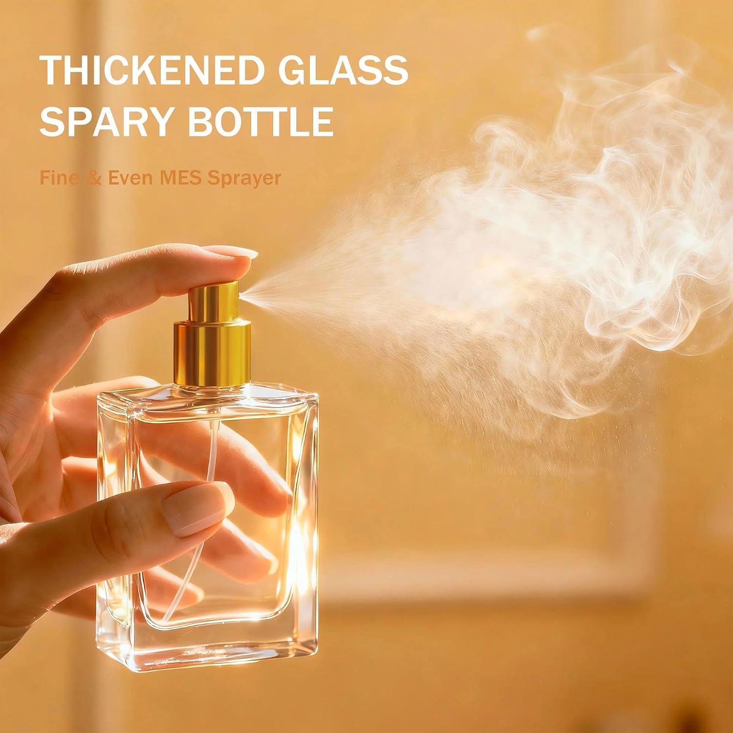 50ml Clear Perfume Bottles With Atomizer Spray - Image 3